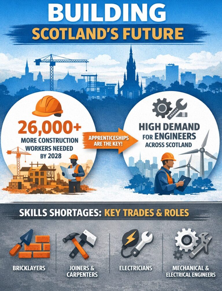 Scotland’s Construction and Engineering Sectors: Opportunities Amid Skills Shortages
